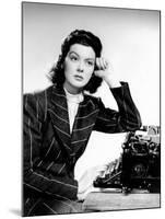 His Girl Friday, Rosalind Russell, 1940-null-Mounted Photo