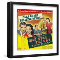 His Girl Friday-null-Framed Art Print