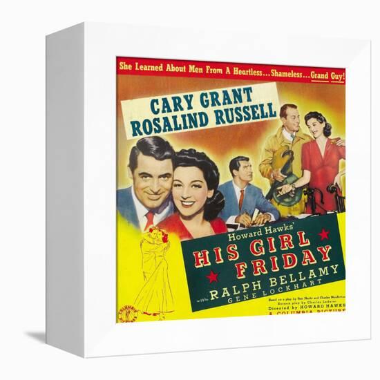 His Girl Friday-null-Framed Stretched Canvas