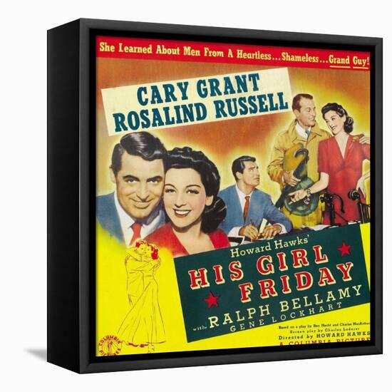 His Girl Friday-null-Framed Stretched Canvas