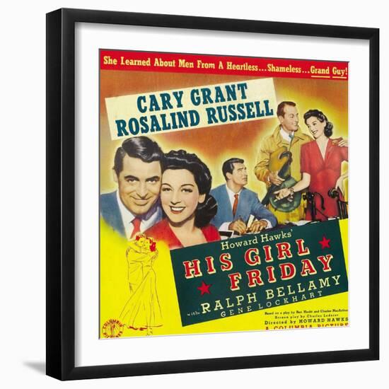 His Girl Friday-null-Framed Art Print