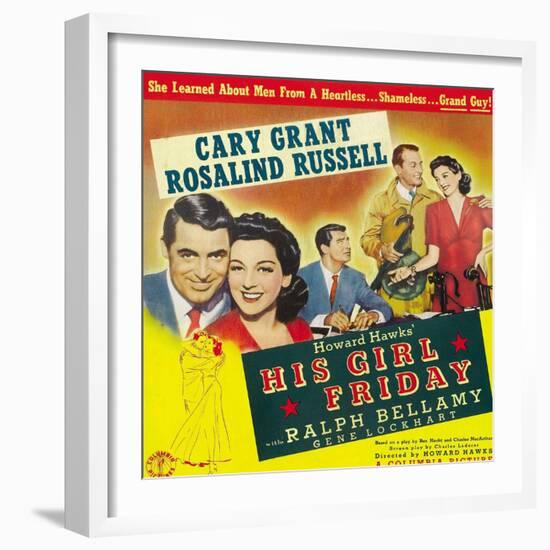 His Girl Friday-null-Framed Art Print