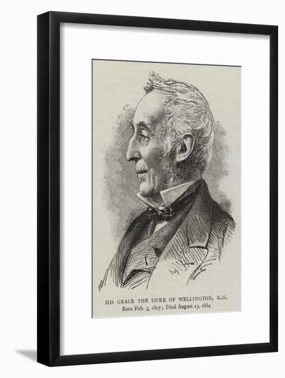 His Grace the Duke of Wellington-null-Framed Giclee Print