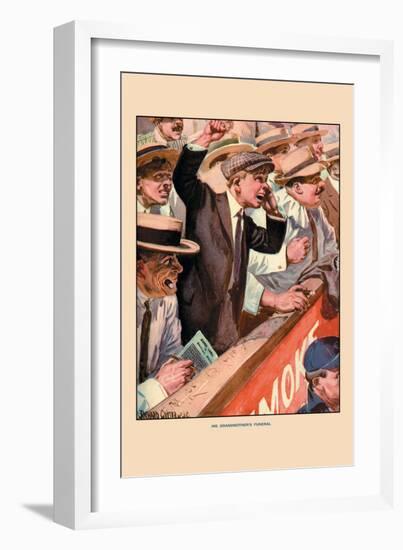 His Grandmother's Funeral-Richard Culter-Framed Art Print