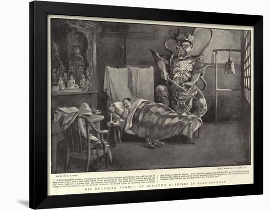 His Guardian Angel, an Officer's Quarters in Shan-Hai-Quan-Alexander Stuart Boyd-Framed Giclee Print