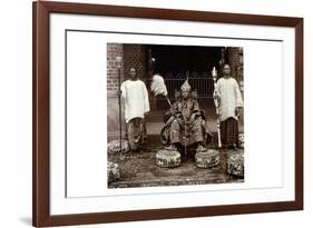 His Highness Oba (King) Aderemi I, the Oni of Ile Ife, Yorubaland, Nigeria, c.1930-null-Framed Giclee Print