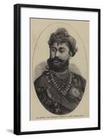 His Highness the Maharajah Holkar, of Indore, Central India-null-Framed Giclee Print