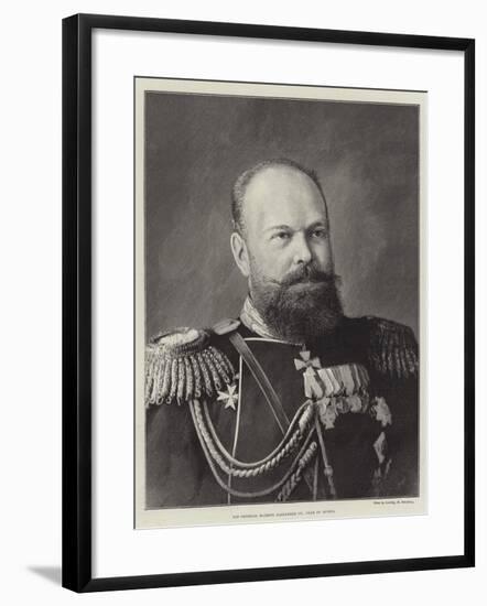 His Imperial Majesty Alexander III, Czar of Russia-null-Framed Giclee Print