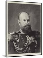 His Imperial Majesty Alexander III, Czar of Russia-null-Mounted Giclee Print