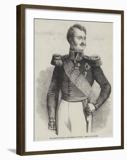 His Imperial Majesty, the Emperor of Russia-Charles Baugniet-Framed Giclee Print