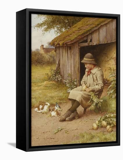 His Last Investment-Charles Edward Wilson-Framed Stretched Canvas
