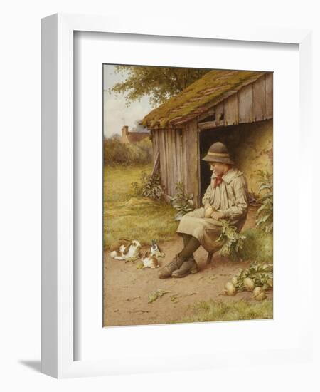 His Last Investment-Charles Edward Wilson-Framed Giclee Print