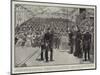 His Majesty Laying the Foundation Stone of the New Naval College at Devonport-Frederic De Haenen-Mounted Giclee Print