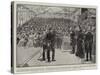 His Majesty Laying the Foundation Stone of the New Naval College at Devonport-Frederic De Haenen-Stretched Canvas