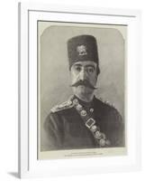 His Majesty Nasr-Ed-Din, the Shah of Persia-null-Framed Giclee Print