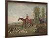 'His Majesty's Harriers', c19th century-Richard Woodman-Framed Giclee Print