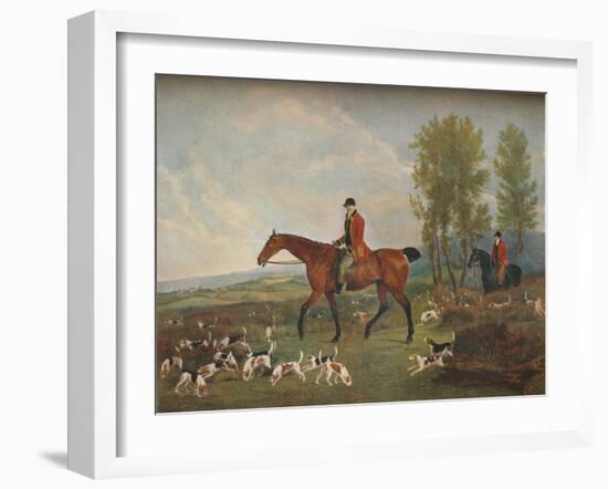 'His Majesty's Harriers', c19th century-Richard Woodman-Framed Giclee Print