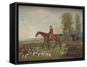 'His Majesty's Harriers', c19th century-Richard Woodman-Framed Stretched Canvas