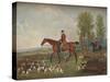 'His Majesty's Harriers', c19th century-Richard Woodman-Stretched Canvas