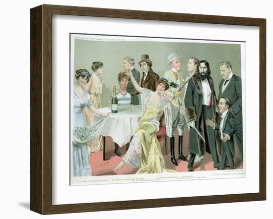 His Majesty's Servants, a 'Spy' Cartoon from the Supplement to 'The World', 21st December 1909-Sir Leslie Ward-Framed Giclee Print
