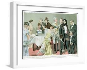 His Majesty's Servants, a 'Spy' Cartoon from the Supplement to 'The World', 21st December 1909-Sir Leslie Ward-Framed Giclee Print