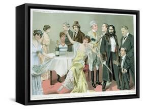 His Majesty's Servants, a 'Spy' Cartoon from the Supplement to 'The World', 21st December 1909-Sir Leslie Ward-Framed Stretched Canvas