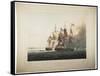 His Majesty's Ship Shannon Capturing the American Frigate Chesapeake, 1813-George Webster-Framed Stretched Canvas