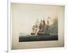 His Majesty's Ship Shannon Capturing the American Frigate Chesapeake, 1813-George Webster-Framed Giclee Print