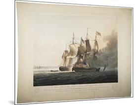 His Majesty's Ship Shannon Capturing the American Frigate Chesapeake, 1813-George Webster-Mounted Giclee Print