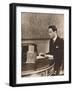 His Majesty Speaks to His Empire, 1937-BBC-Framed Photographic Print