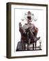 "His Majesty the Janitor,"January 13, 1923-Walter Beach Humphrey-Framed Giclee Print