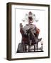 "His Majesty the Janitor,"January 13, 1923-Walter Beach Humphrey-Framed Premium Giclee Print