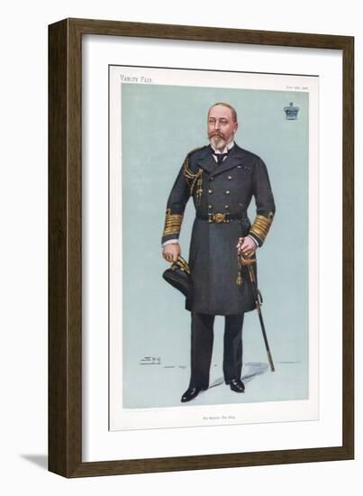 His Majesty the King, 1902-Spy-Framed Giclee Print