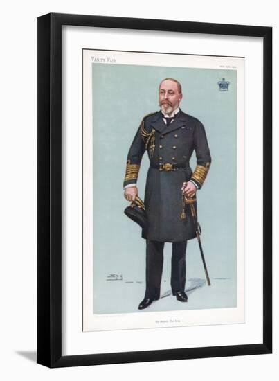 His Majesty the King, 1902-Spy-Framed Giclee Print