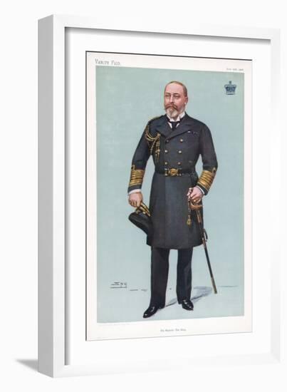 His Majesty the King, 1902-Spy-Framed Giclee Print