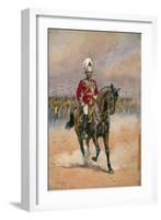 His Majesty the King Emperor, 1910, Illustration for 'Armies of India' by M-Alfred Crowdy Lovett-Framed Giclee Print