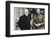 'His Majesty with President Poincare at The British General Headquarters in France', c1916, (1935)-Unknown-Framed Photographic Print