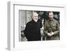 'His Majesty with President Poincare at The British General Headquarters in France', c1916, (1935)-Unknown-Framed Photographic Print