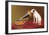 His Master's Voice Ad-null-Framed Art Print