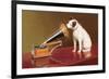 His Master's Voice Ad-null-Framed Art Print