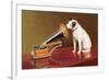 His Master's Voice Ad-null-Framed Art Print