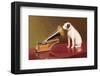 His Master's Voice Ad-null-Framed Art Print