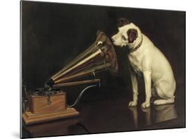 His Master's Voice-Francis Barraud-Mounted Giclee Print
