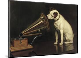 His Master's Voice-Francis Barraud-Mounted Giclee Print