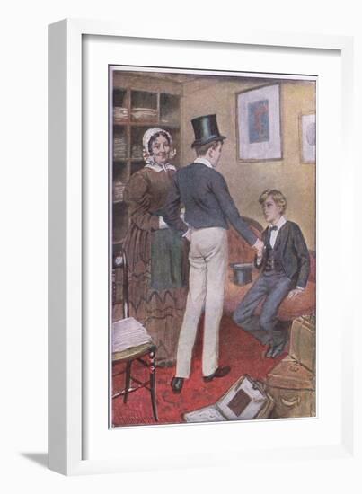 His Name Is George Arthur-Harold Copping-Framed Giclee Print