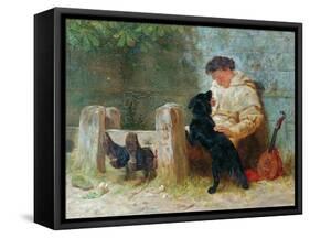 His Only Friend, 1875-John Charles Dollman-Framed Stretched Canvas