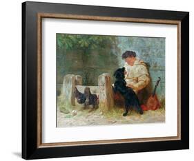 His Only Friend, 1875-John Charles Dollman-Framed Giclee Print