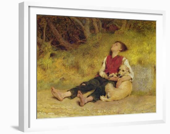 His Only Friend-Briton Rivière-Framed Giclee Print