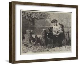 His Only Friend-John Charles Dollman-Framed Giclee Print