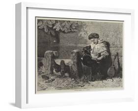 His Only Friend-John Charles Dollman-Framed Giclee Print